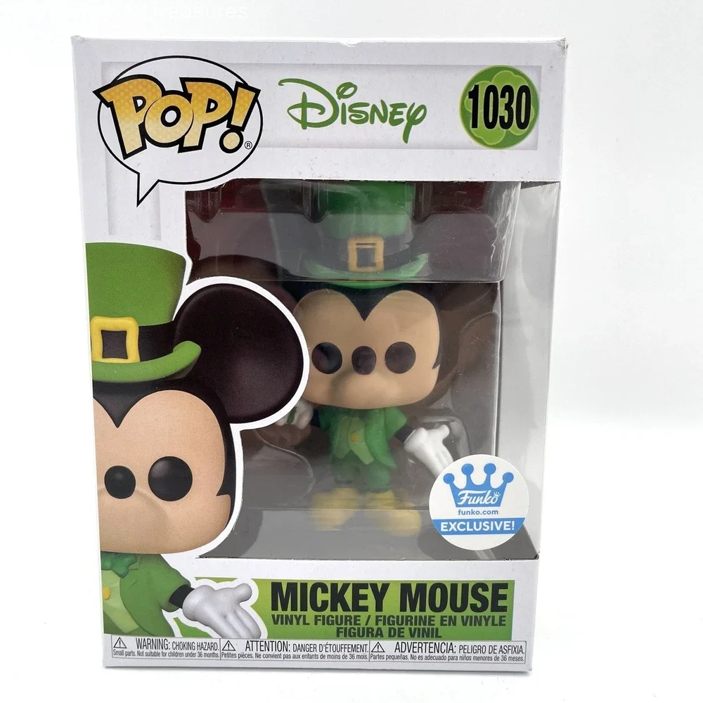 NWT Funko POP! Mickey Mouse St. Patricks Day Leprechaun #1030 Disney Exclusive